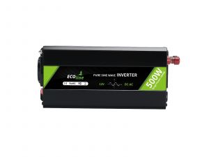 EcoLine - Onduleur 12V à 220V/230V - Puissance 500w - Onde sinusoïdale pure - Convertisseur de tension