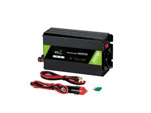 EcoLine - Onduleur 24V à 220V/230V - Puissance 300w - Onde sinusoïdale pure - Convertisseur de tension