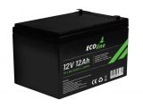 EcoLine - Batterie AGM 12V - 12AH VRLA - 151 x 98x 94(98) - Batterie à décharge profonde