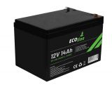 EcoLine - Batterie AGM 12V - 14AH VRLA - 151 x 98x 94(98) - Batterie à décharge profonde